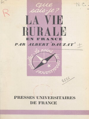 cover image of La vie rurale en France